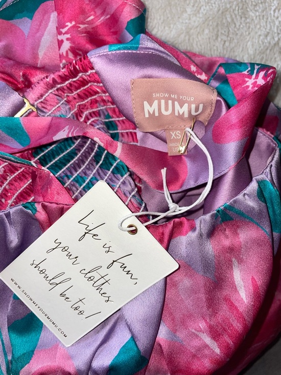 Show Me Your MuMu Monique Floral Tiered Ruffle Midi Dress - Picture 7 of 9